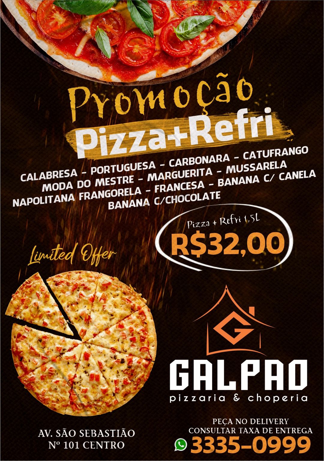 Pizzaria Dom Mestre, Pizza place