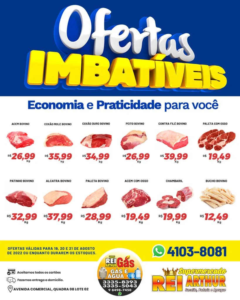 supermercado rei arthur são sebastião df