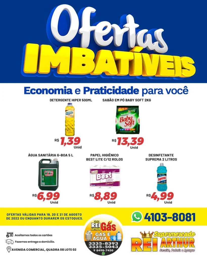 supermercado rei arthur são sebastião df