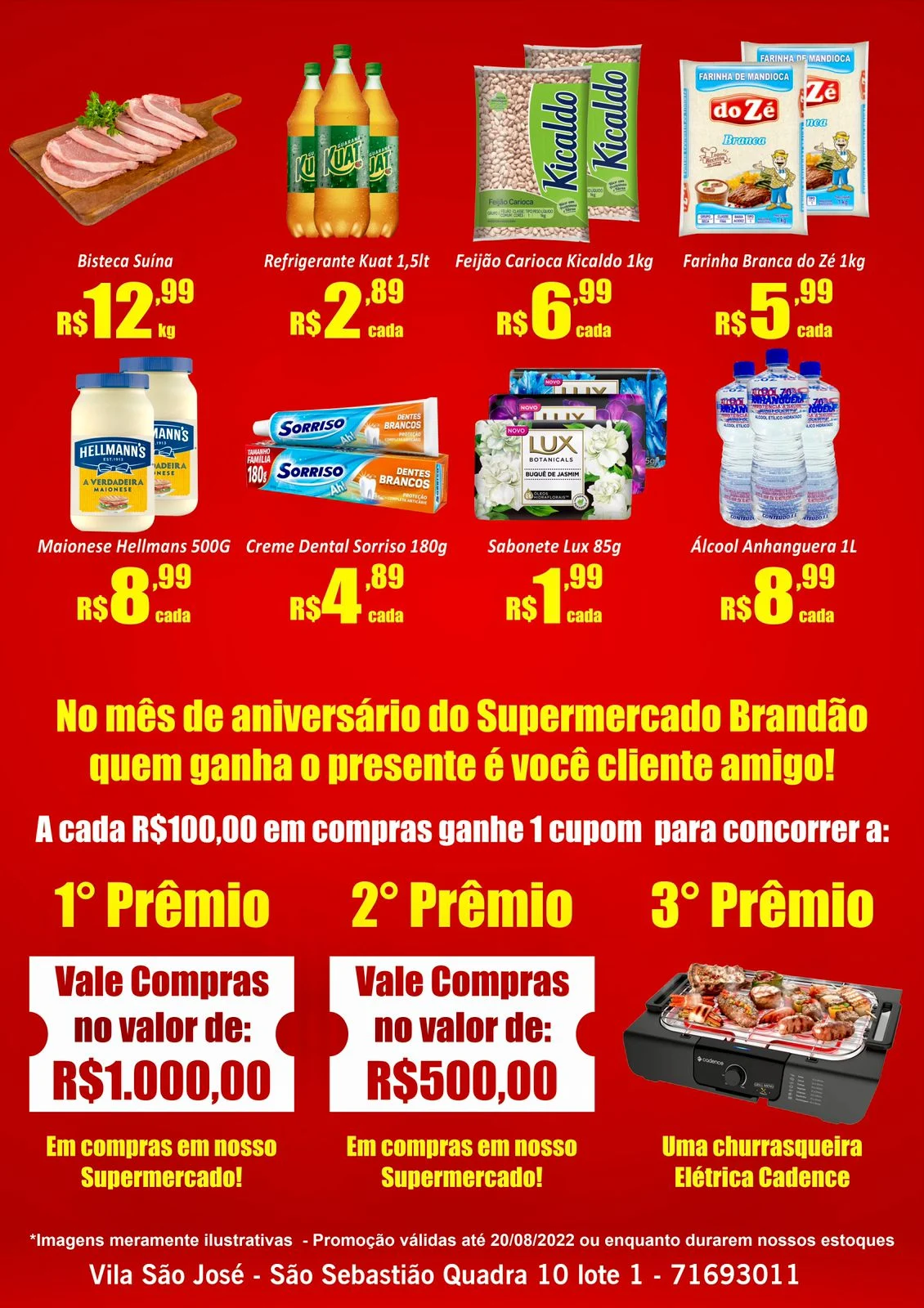 ofertas supermercado brandão são sebastião df