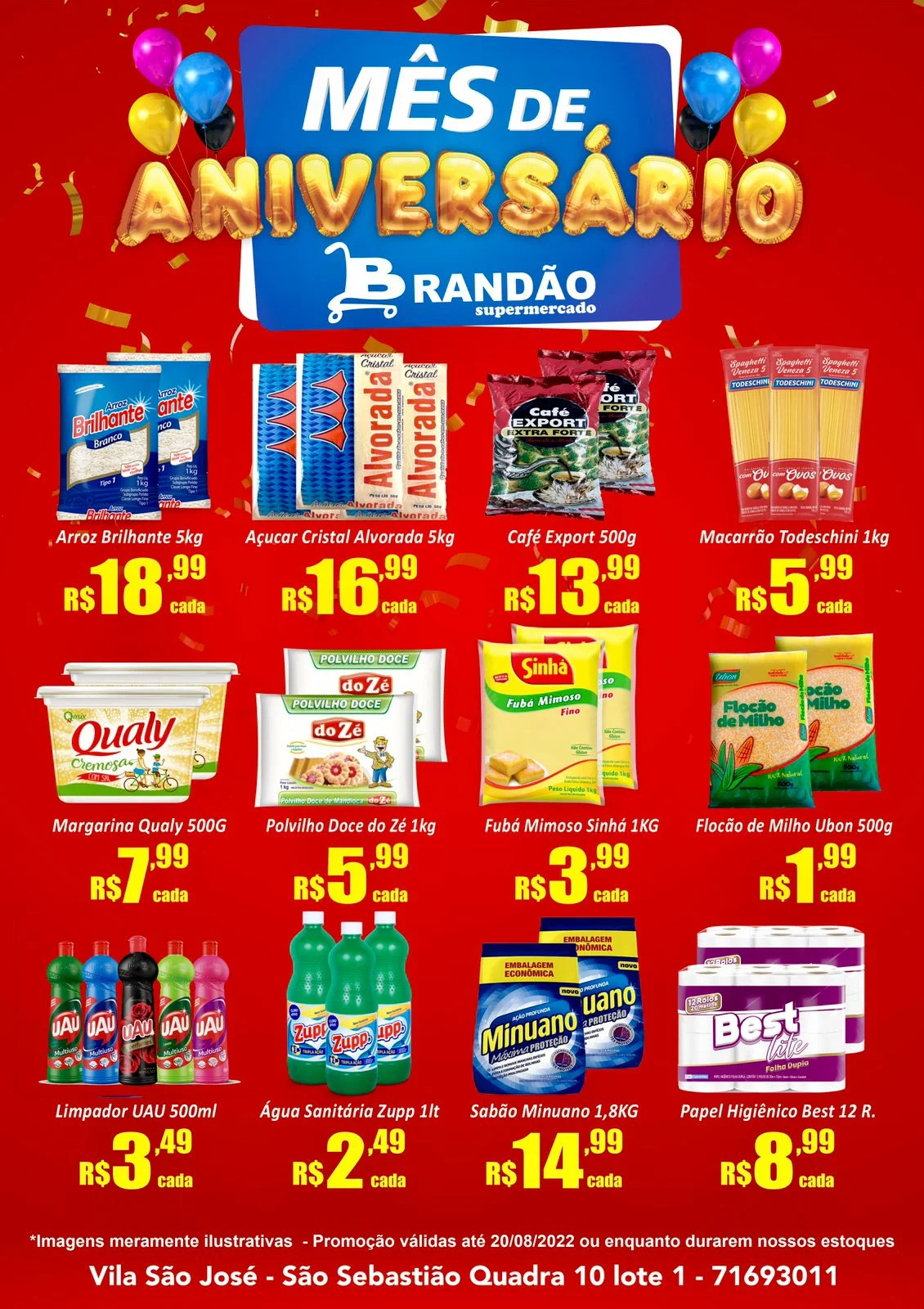 ofertas supermercado brandão são sebastião df