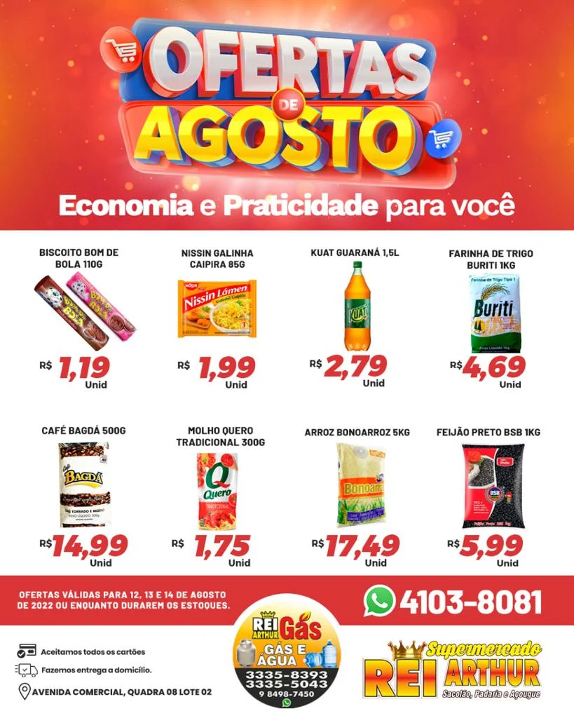 supermercado rei arthur são sebastião df