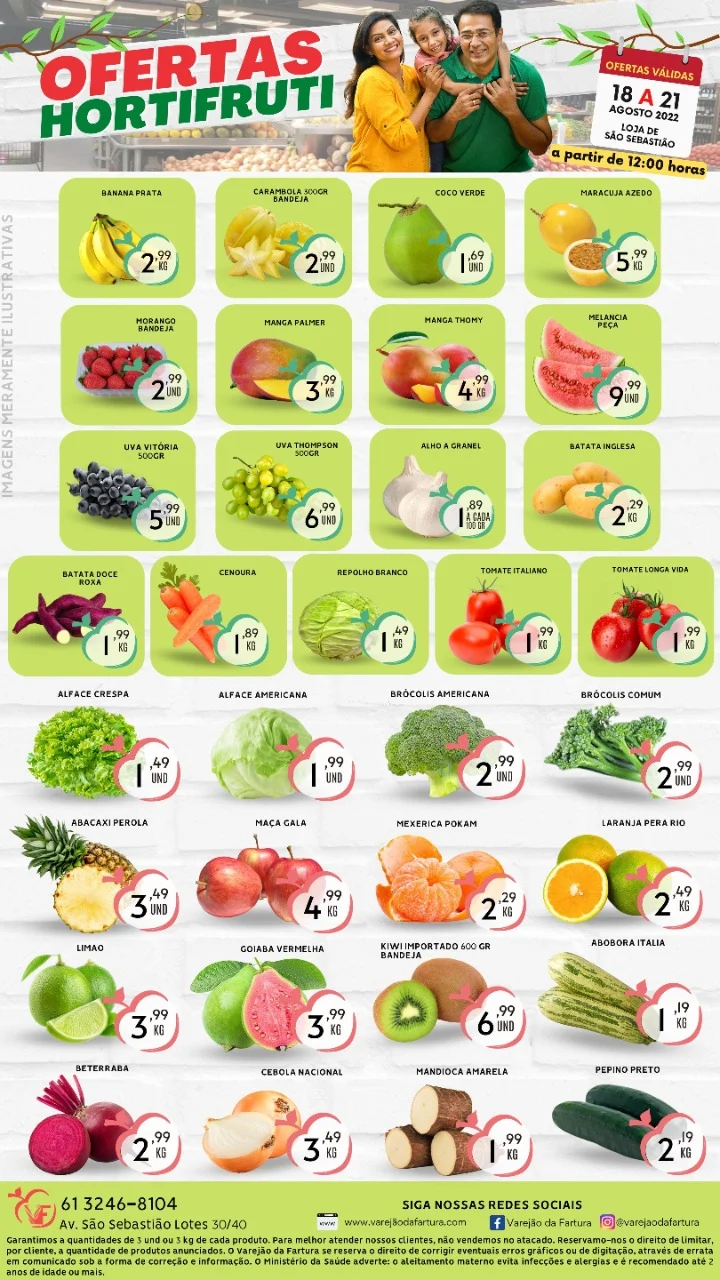 ofertas supermercado varejão da fartura