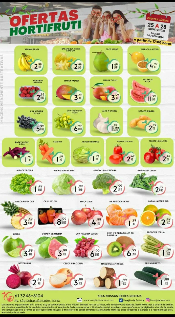 ofertas supermercado varejão da fartura