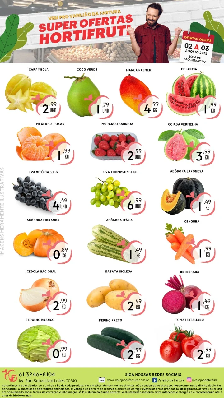 ofertas supermercado varejão da fartura