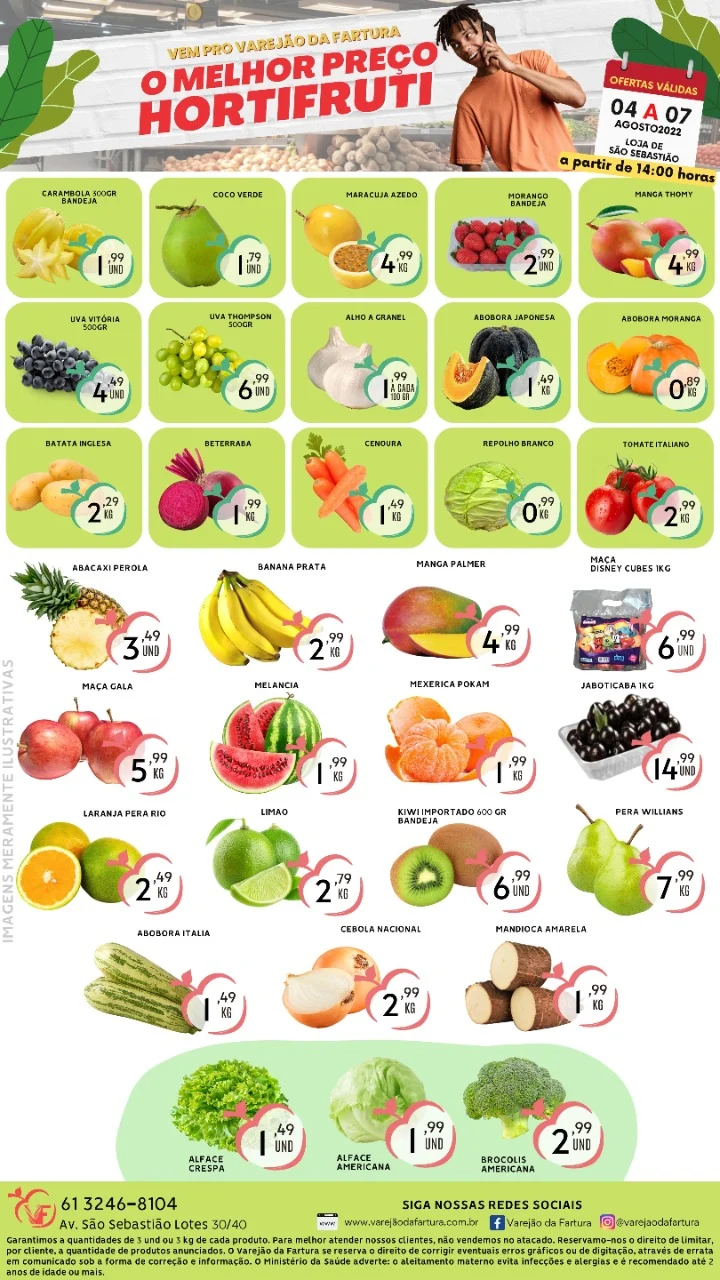 ofertas supermercado varejão da fartura