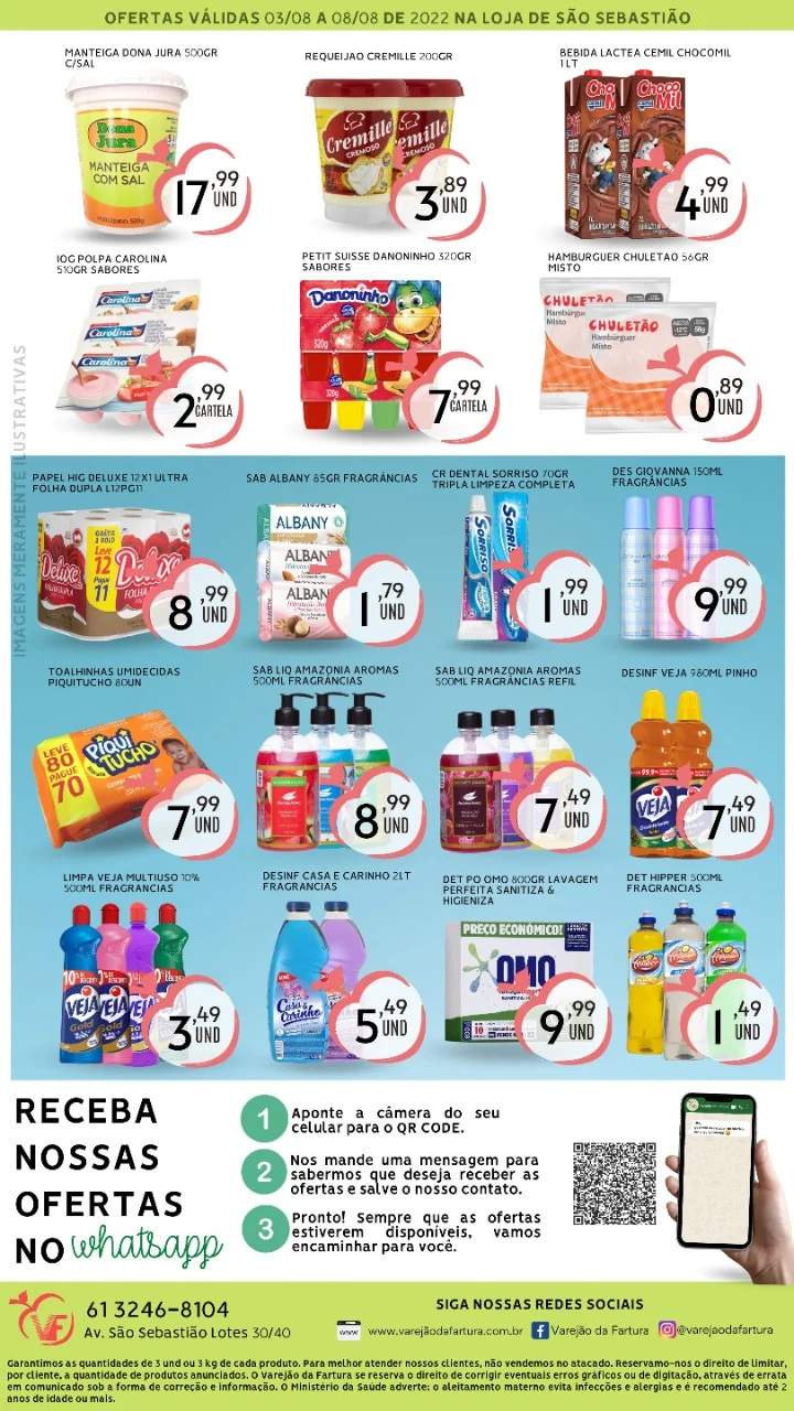 ofertas supermercado varejão da fartura