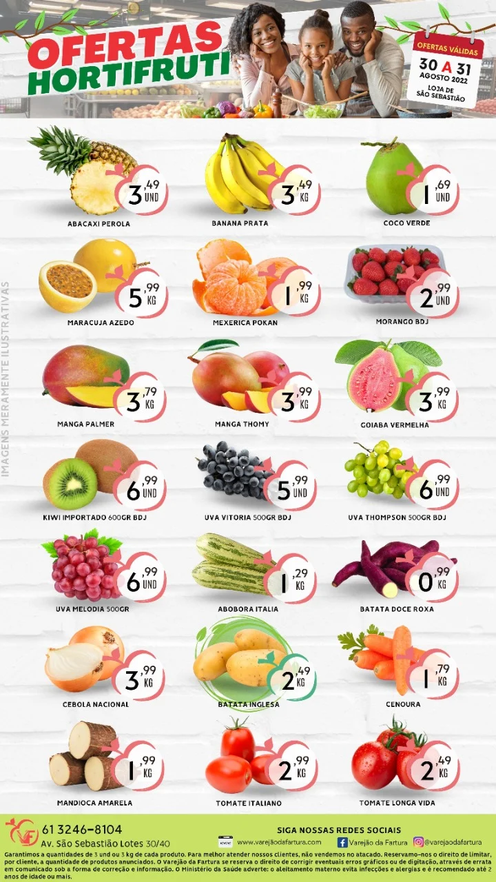 ofertas supermercado varejão da fartura