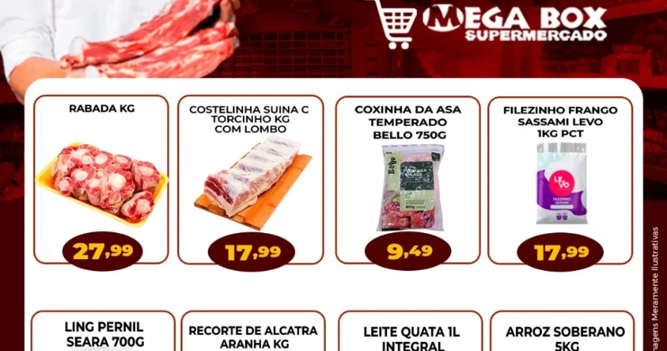 ofertas supermercado mega box são sebastião df