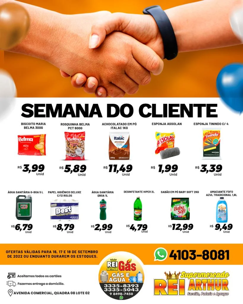 supermercado rei arthur são sebastião df