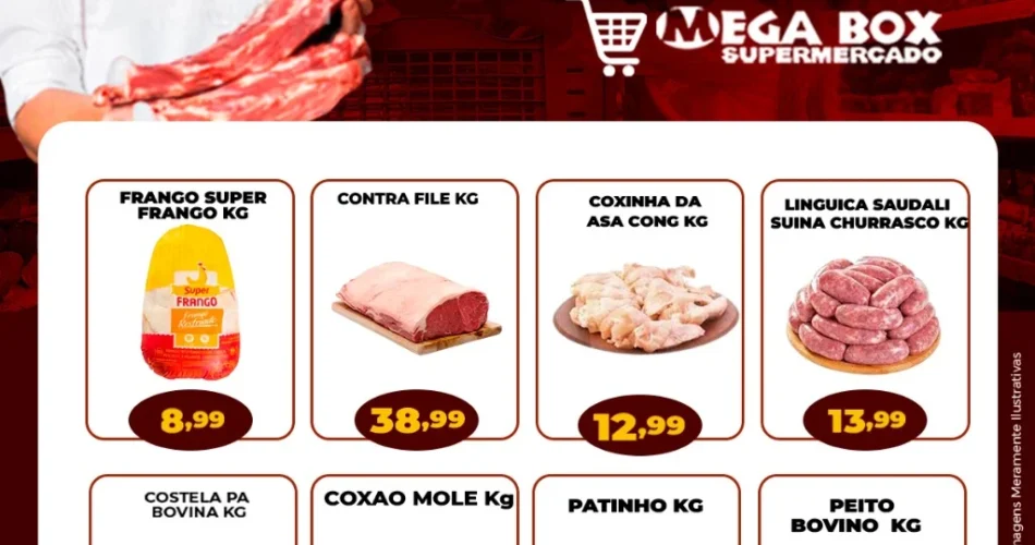 ofertas supermercado mega box são sebastião df