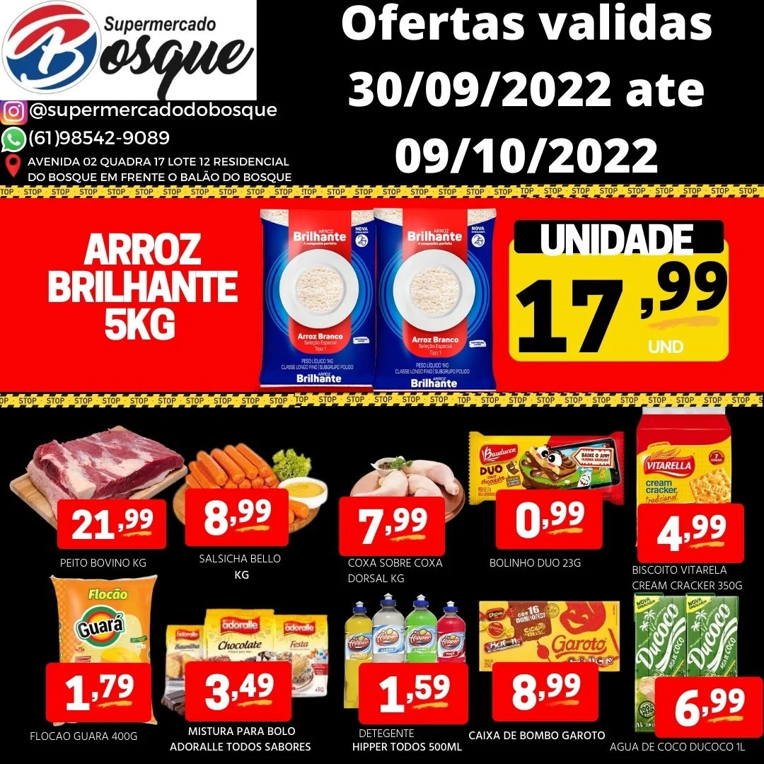 panfleto de ofertas do supermercado do bosque são sebastião df