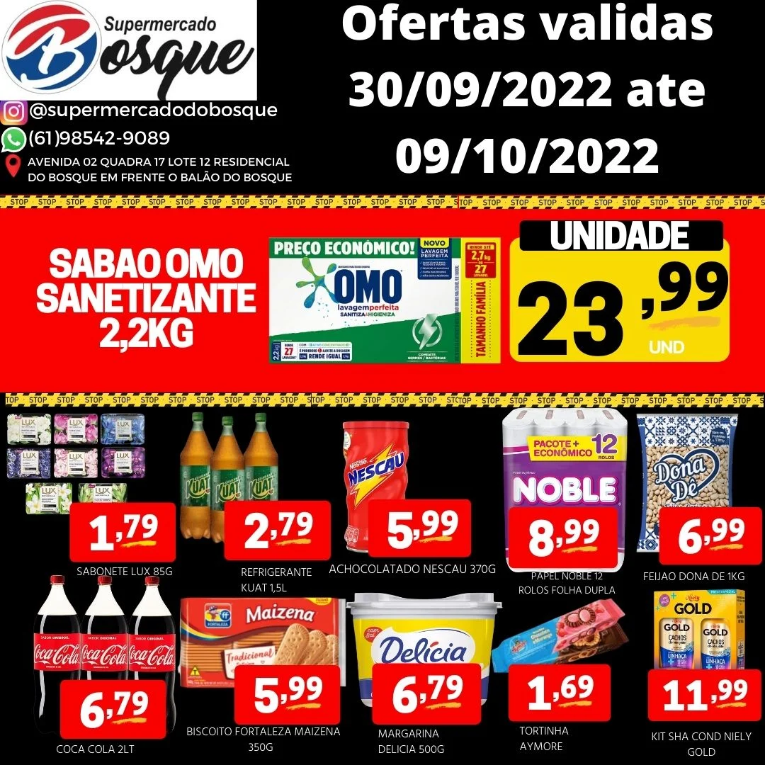 panfleto de ofertas do supermercado do bosque são sebastião df