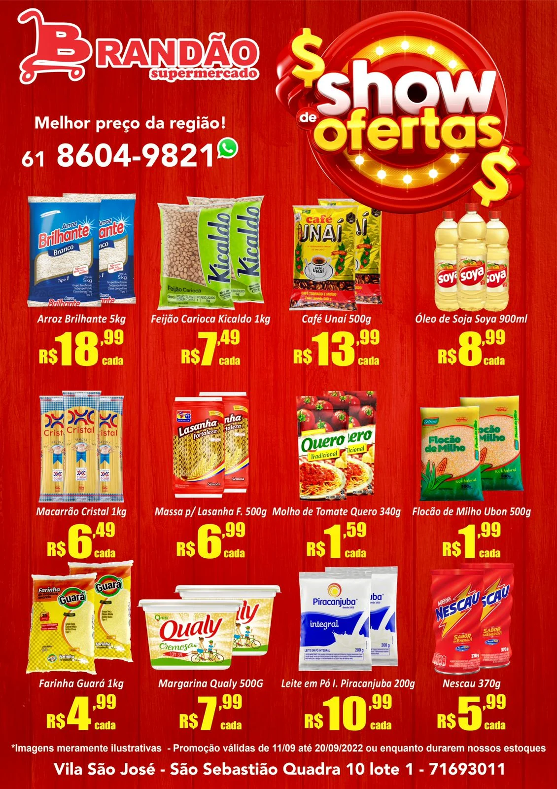 ofertas supermercado brandão são sebastião df