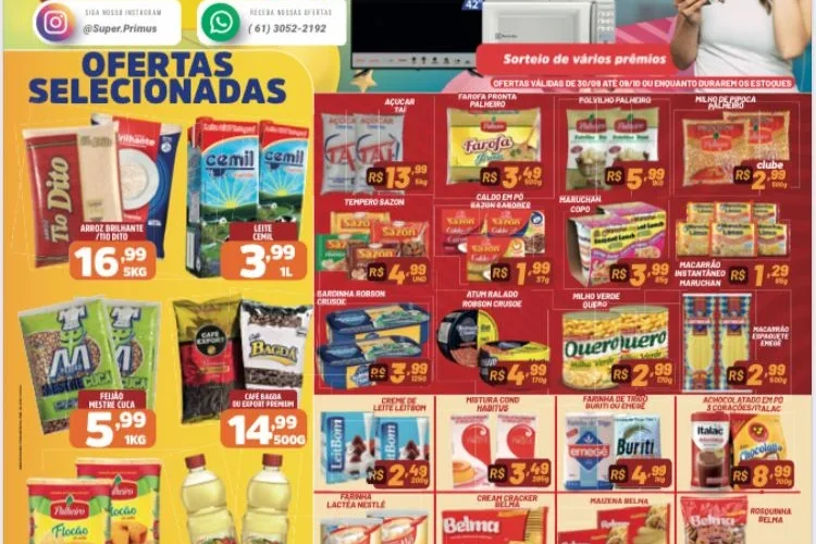 ofertas supermercado primus São Sebastião
