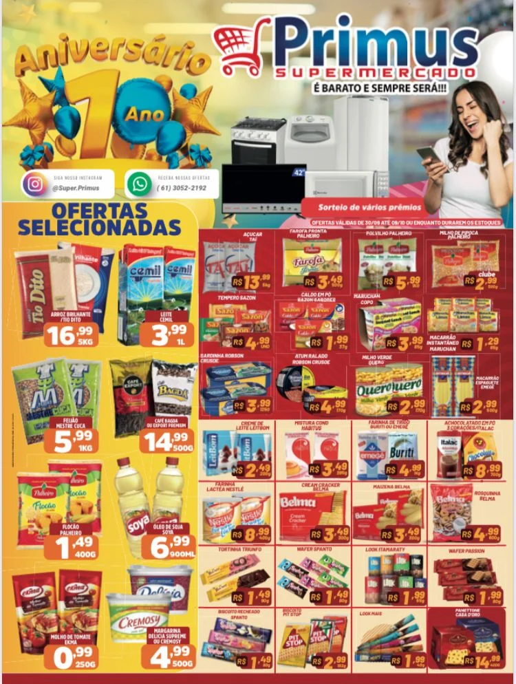 ofertas supermercado primus São Sebastião
