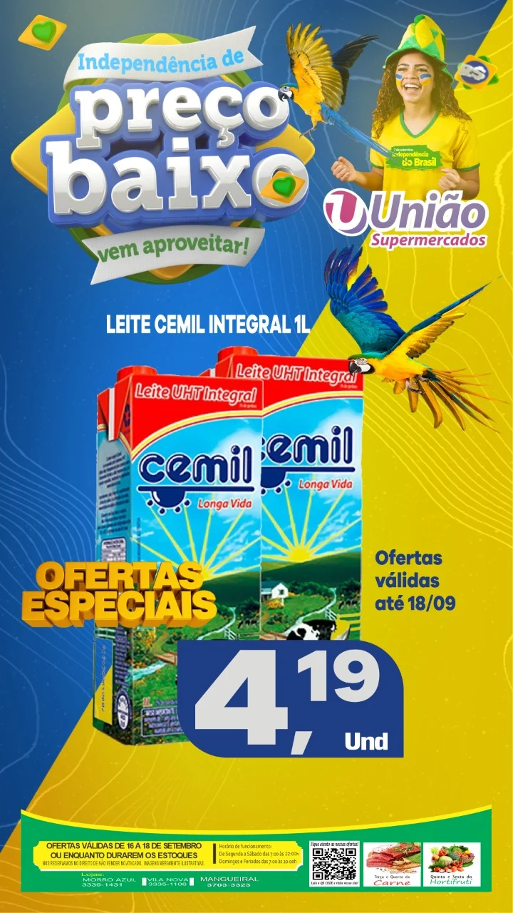 ofertas supermercado união são sebastião df