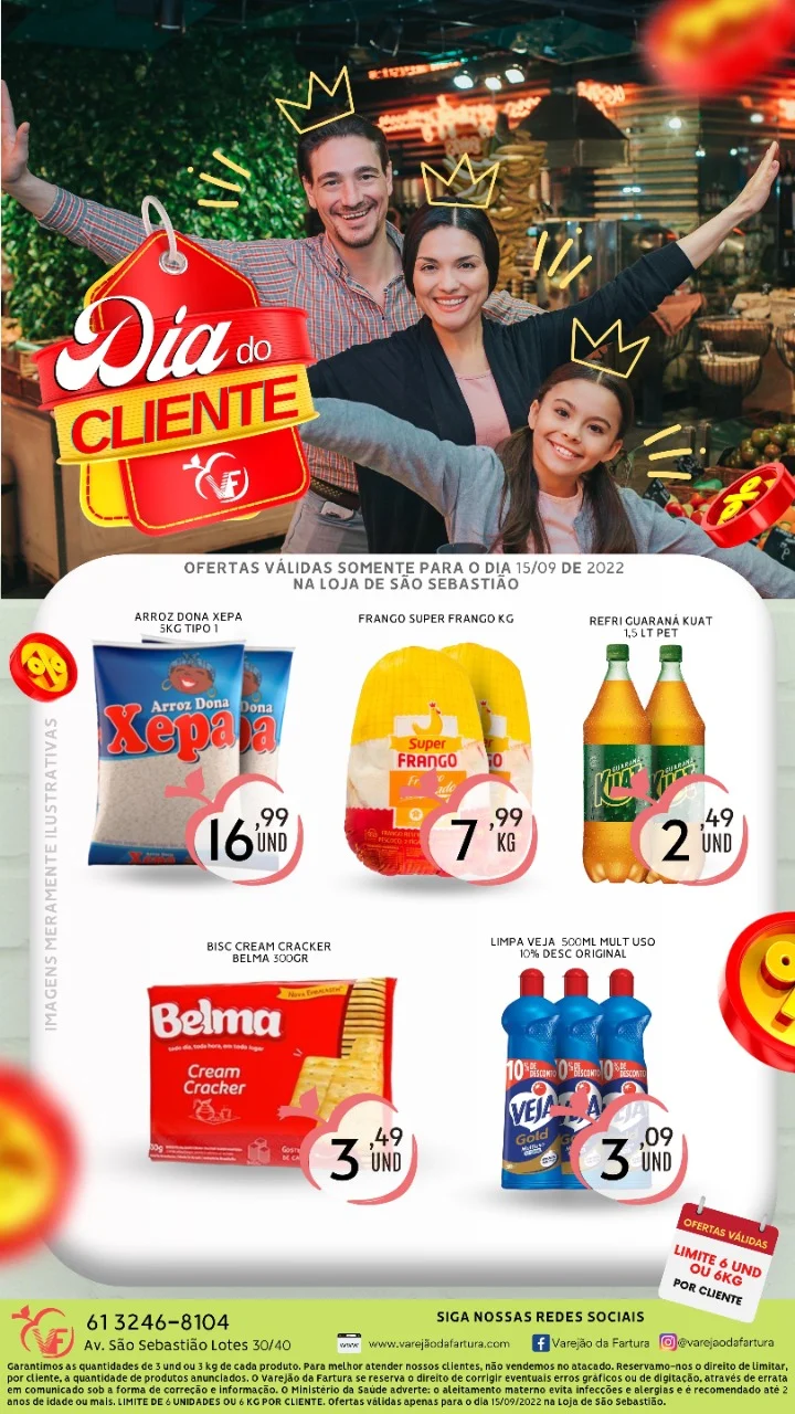 ofertas supermercado varejão da fartura