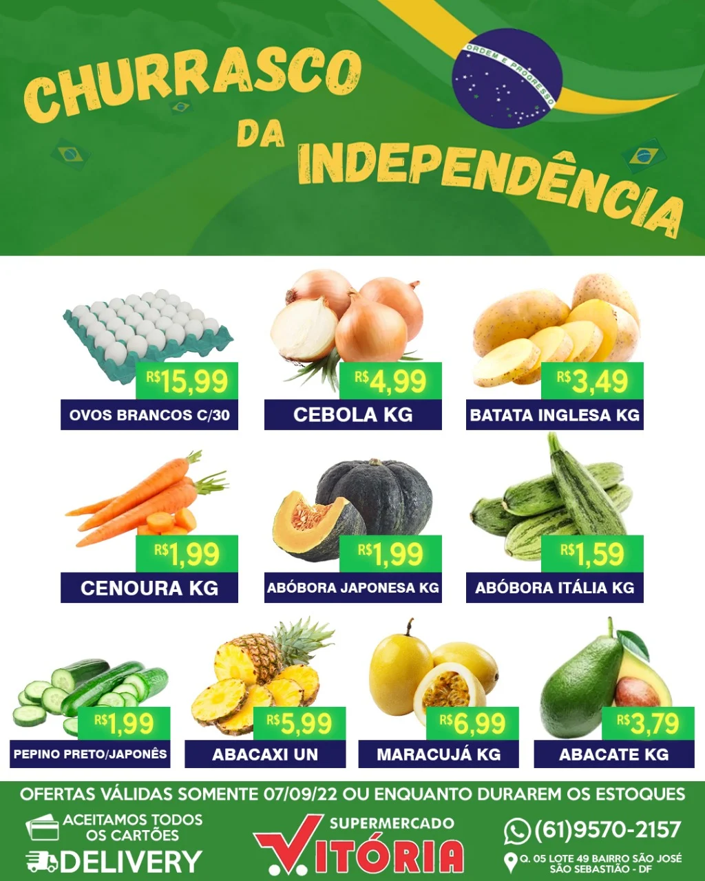 encarte de ofertas supermercado vitoria são sebastião df