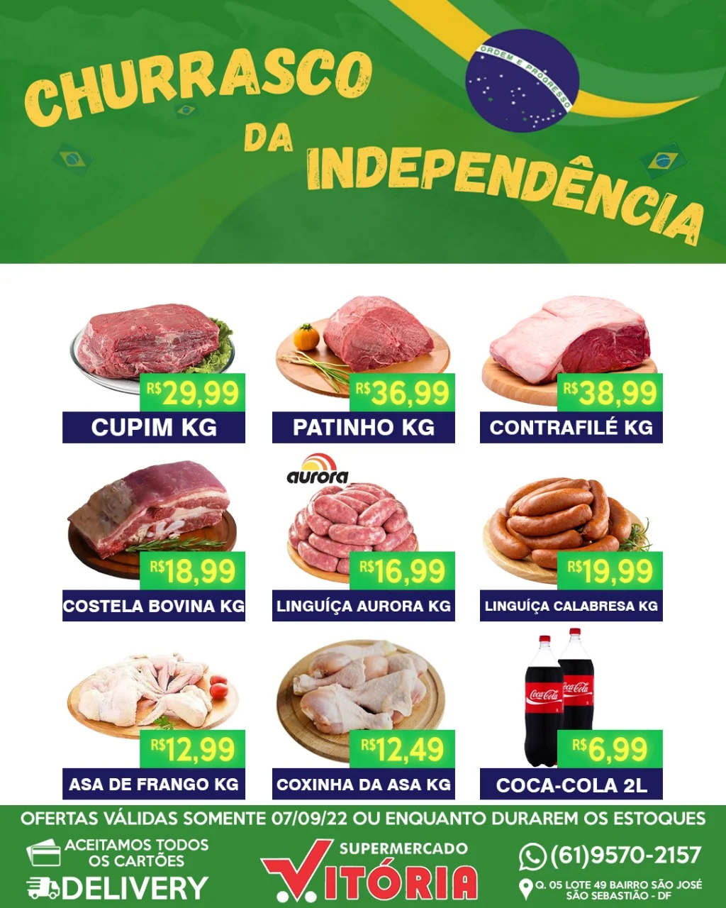 encarte de ofertas supermercado vitoria são sebastião df