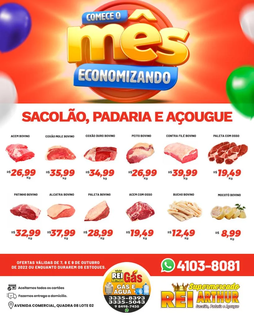 supermercado rei arthur são sebastião df