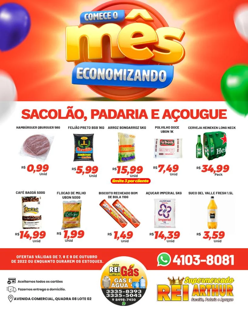 supermercado rei arthur são sebastião df