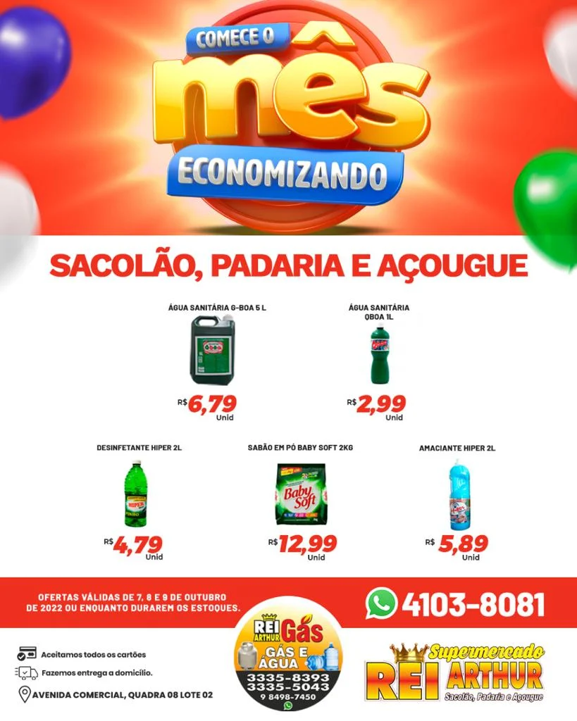 supermercado rei arthur são sebastião df