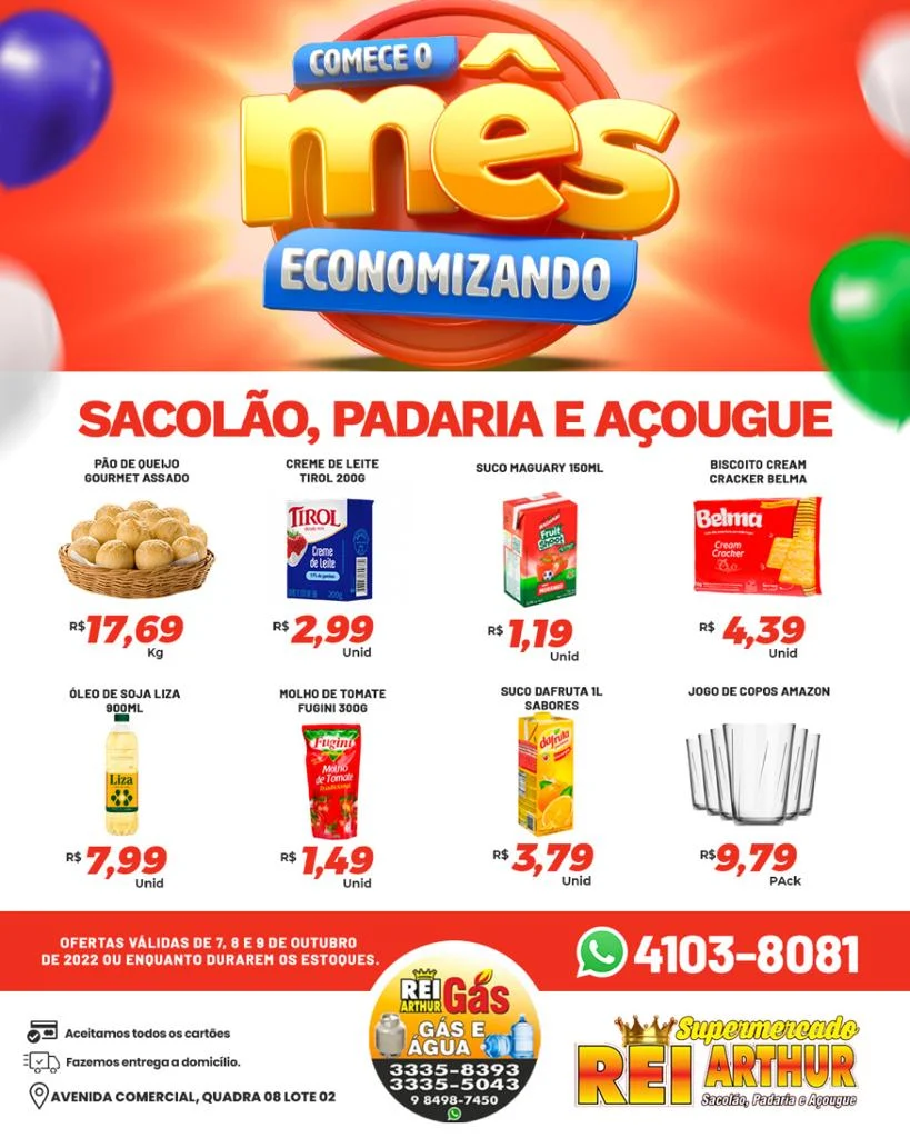 supermercado rei arthur são sebastião df