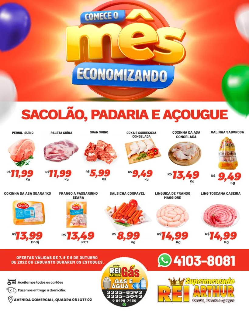 supermercado rei arthur são sebastião df