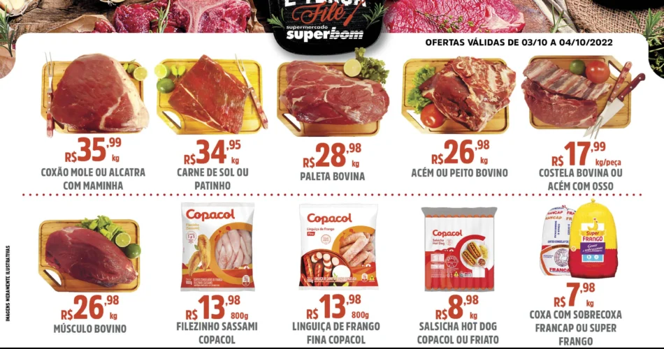 ofertas supermercado superbom são sebastião df
