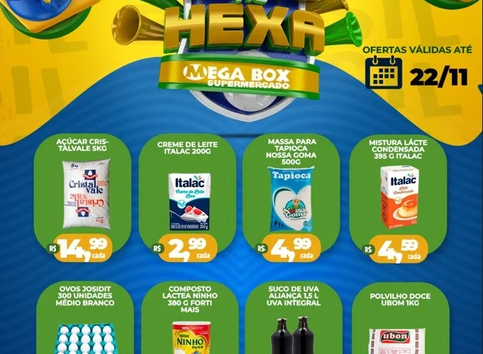 ofertas supermercado mega box são sebastião df