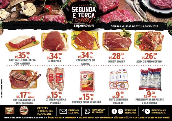ofertas supermercado superbom são sebastião df
