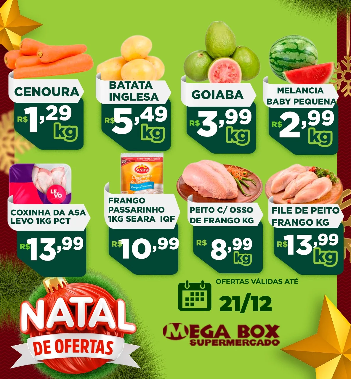 ofertas supermercado mega box são sebastião df