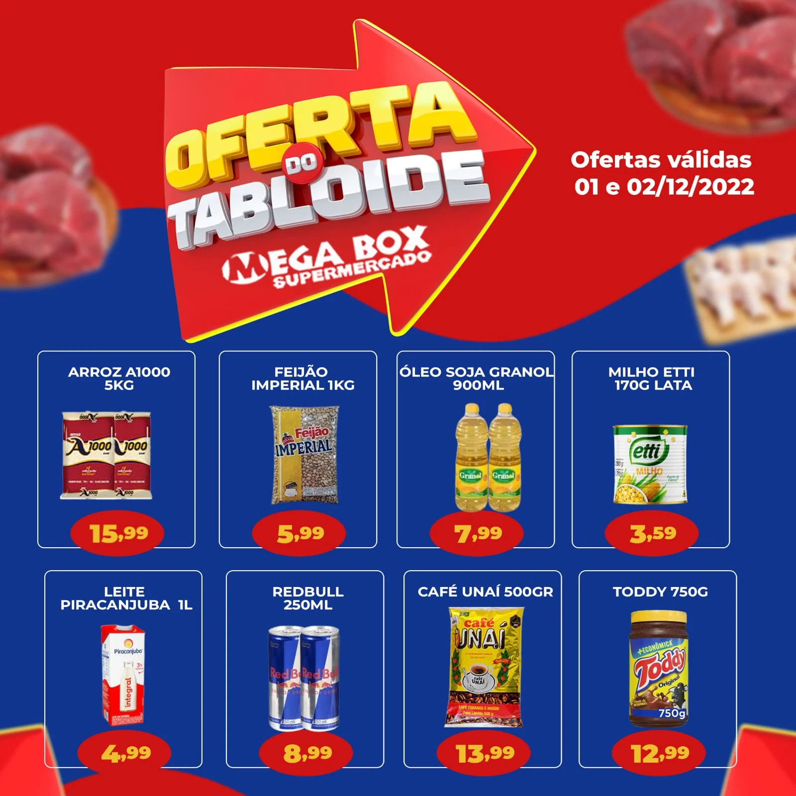 ofertas supermercado mega box são sebastião df