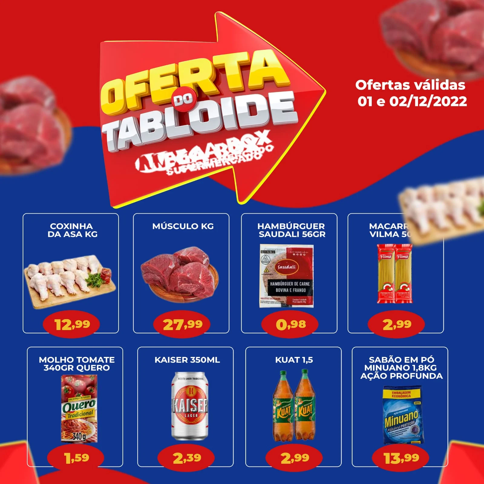 ofertas supermercado mega box são sebastião df