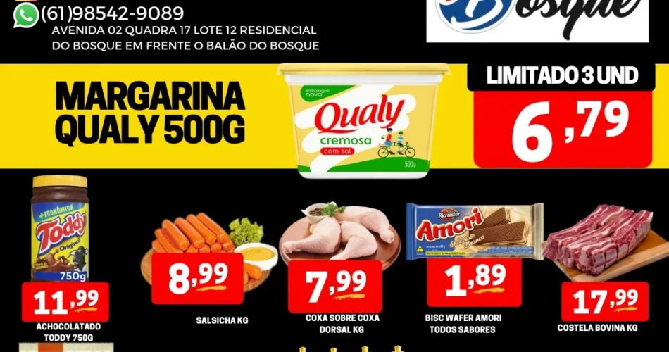panfleto de ofertas do supermercado do bosque são sebastião df