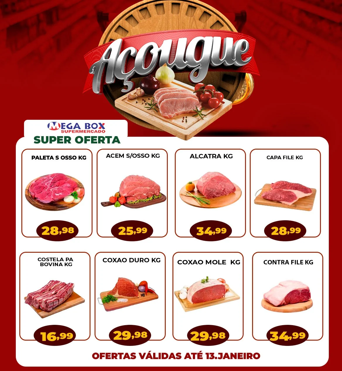 ofertas supermercado mega box são sebastião df
