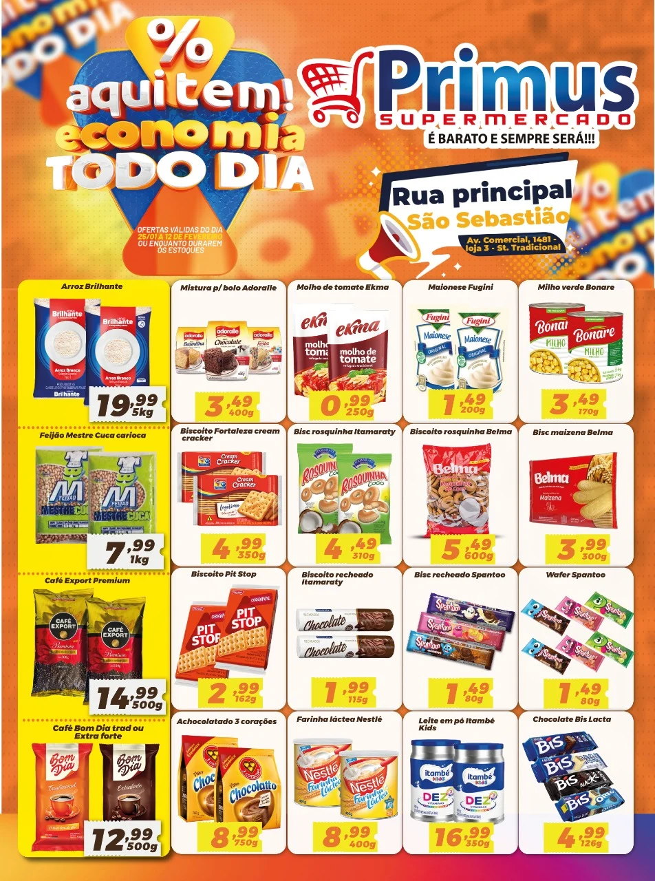 ofertas supermercado primus São Sebastião