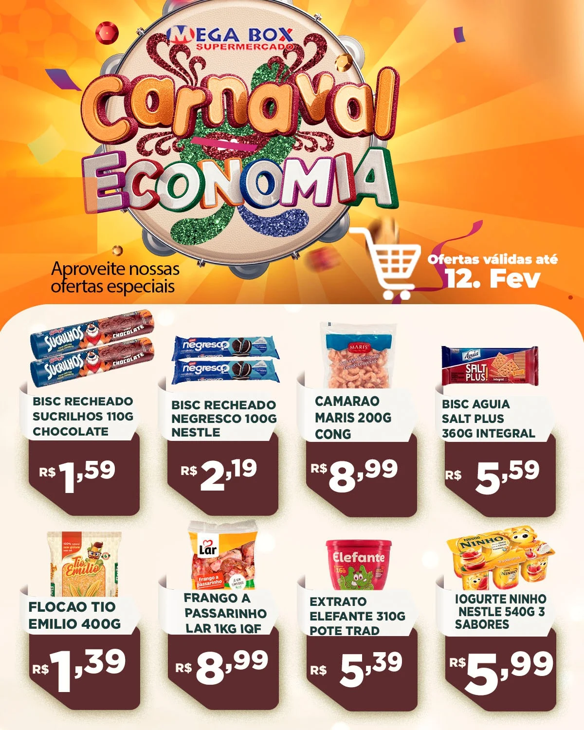 ofertas supermercado mega box são sebastião df