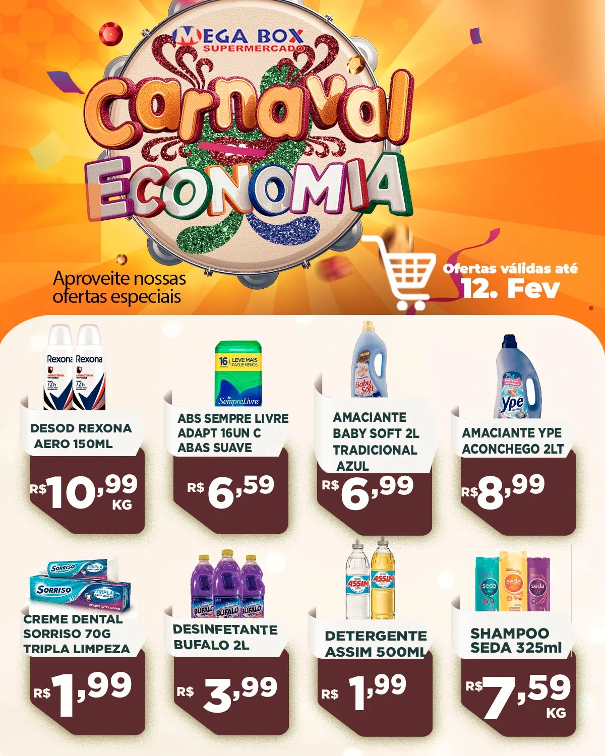 ofertas supermercado mega box são sebastião df