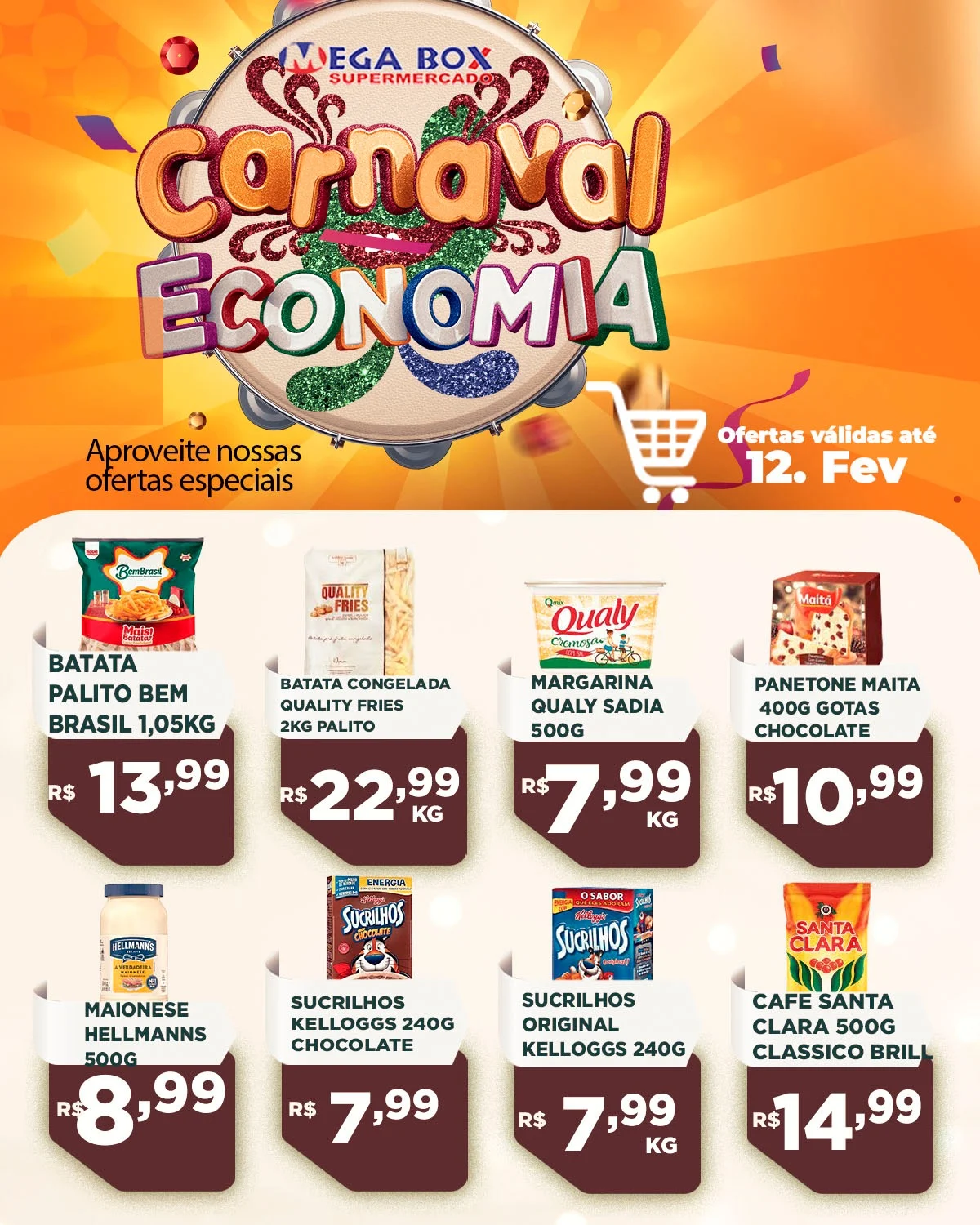ofertas supermercado mega box são sebastião df