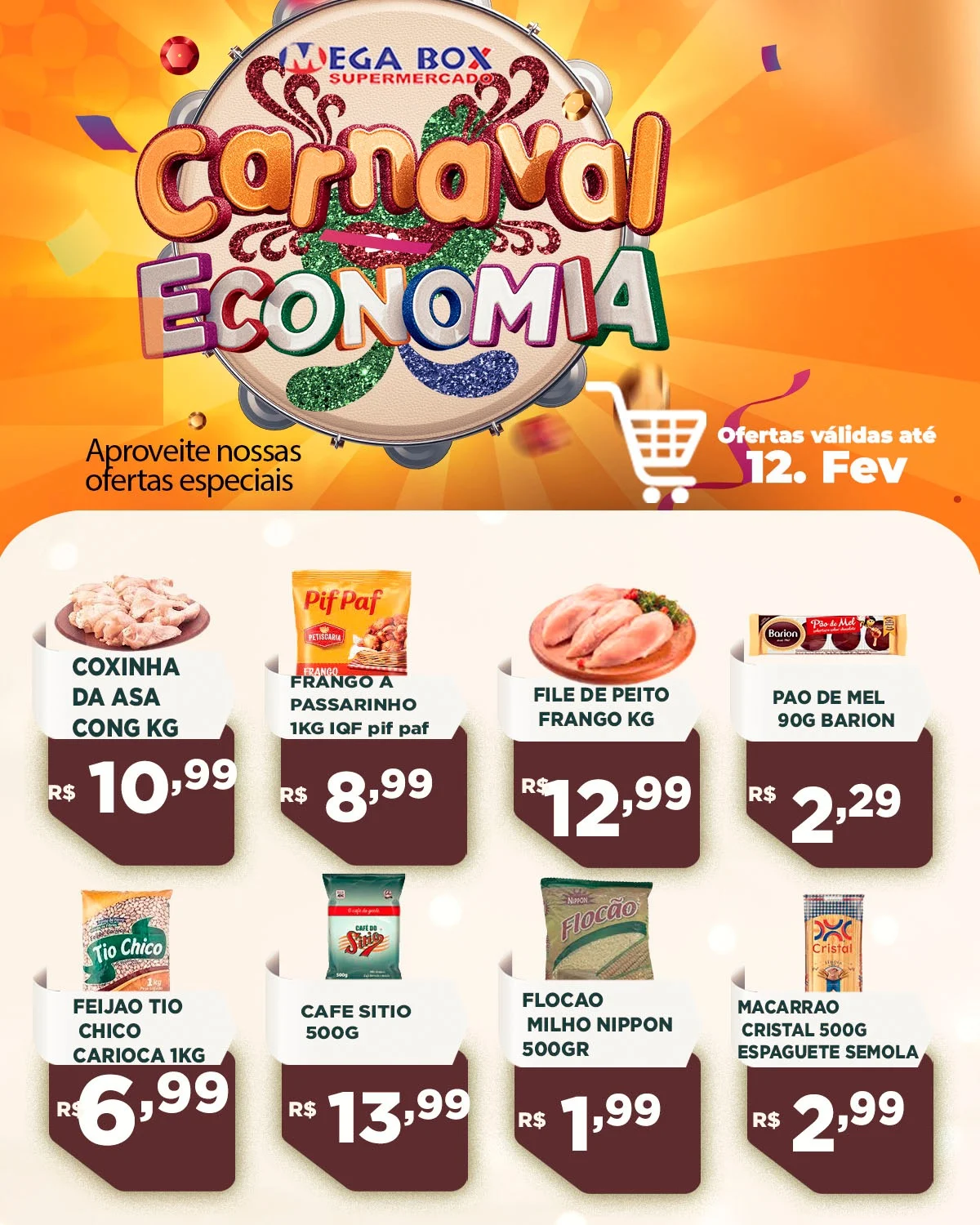 ofertas supermercado mega box são sebastião df