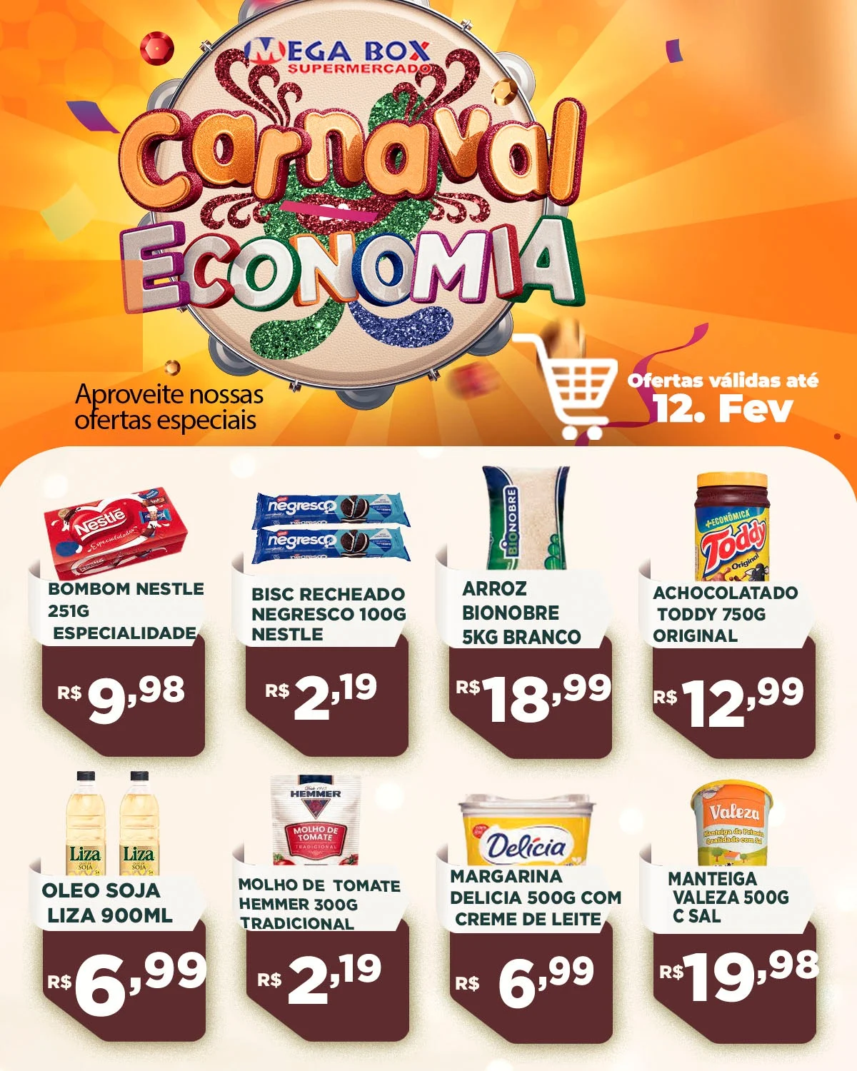 ofertas supermercado mega box são sebastião df