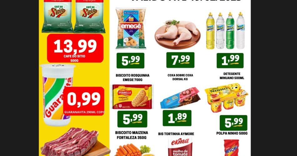 panfleto de ofertas do supermercado do bosque são sebastião df