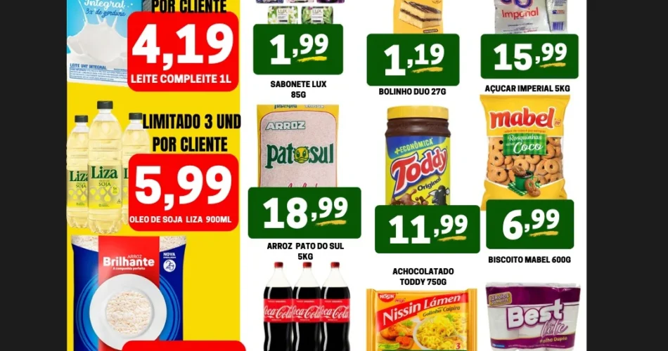 panfleto de ofertas do supermercado do bosque são sebastião df