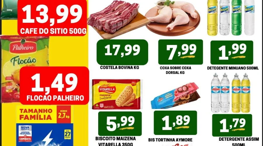 panfleto de ofertas do supermercado do bosque são sebastião df