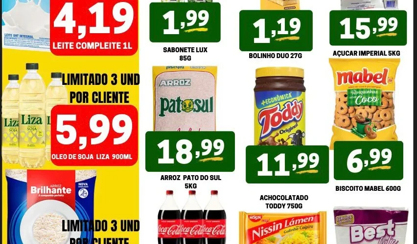 panfleto de ofertas do supermercado do bosque são sebastião df