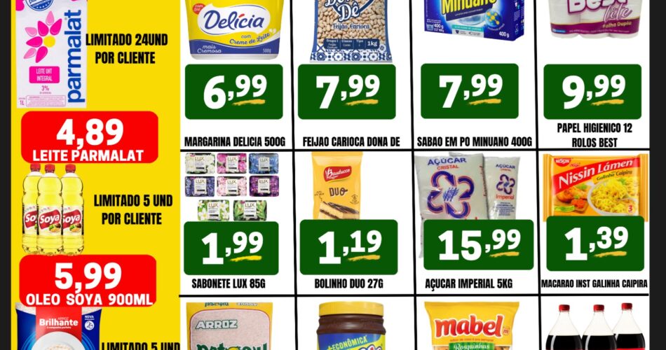 panfleto de ofertas do supermercado do bosque são sebastião df