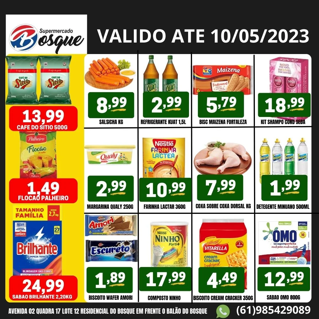 panfleto de ofertas do supermercado do bosque são sebastião df