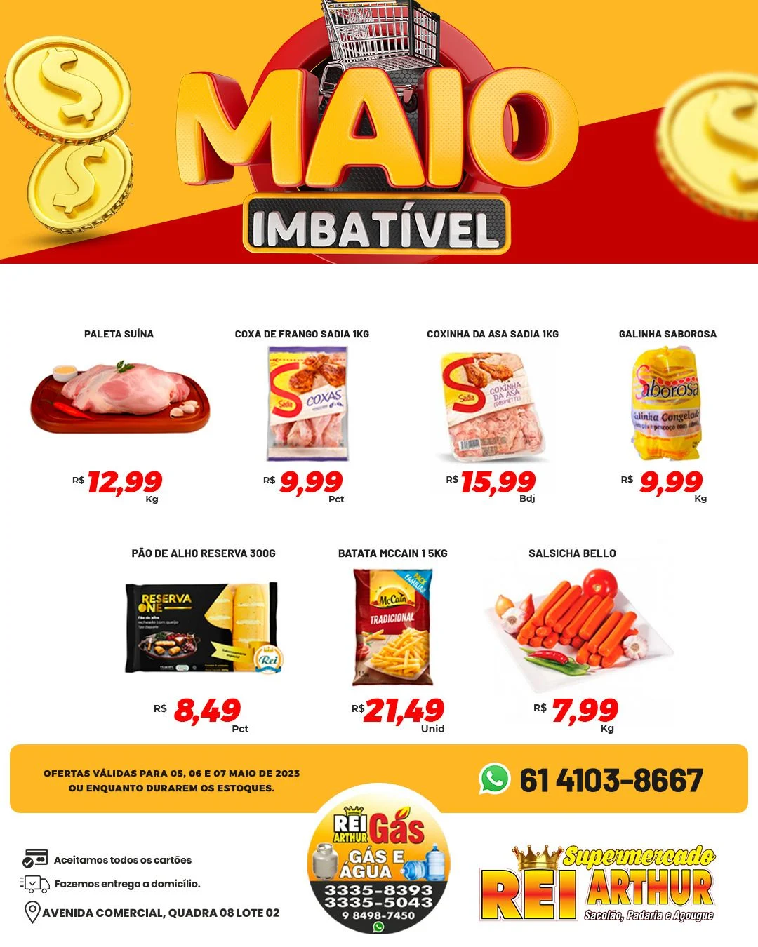 ofertas supermercado rei arthur
